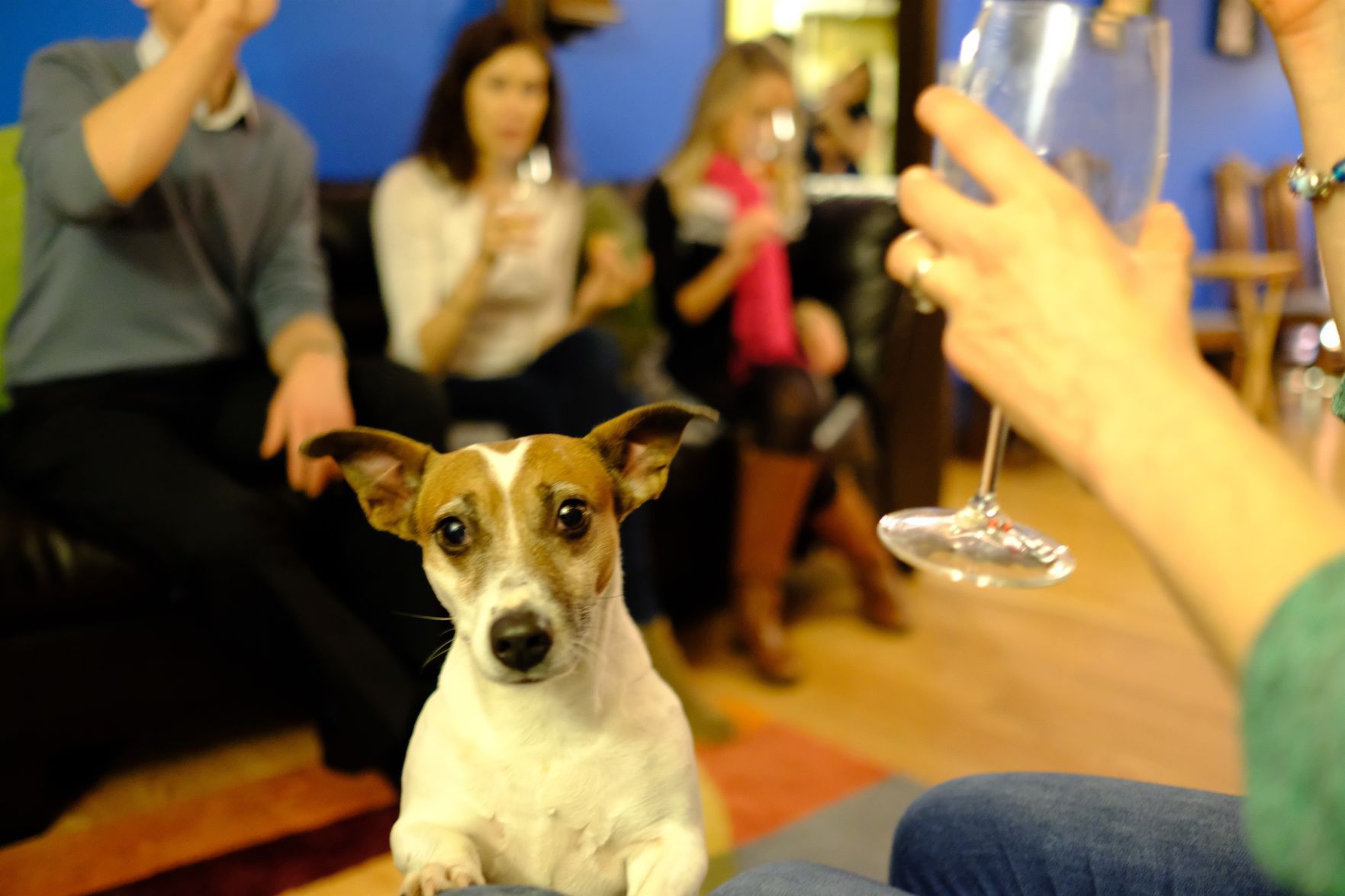 Maddie at the riesling tasting